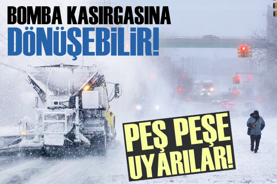 ABD de peş peşe uyarılar!  Bomba kasırgasına  dönüştürebilir